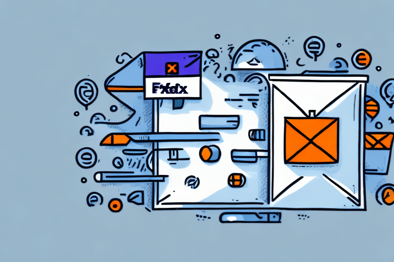 Illustration of abstract digital communication: an envelope with various icons and symbols swirling around it, capturing the essence of email or messaging. Bright colors and geometric shapes create a modern, tech-inspired aesthetic, keeping viewers intrigued as they stay up-to-date with the latest trends.