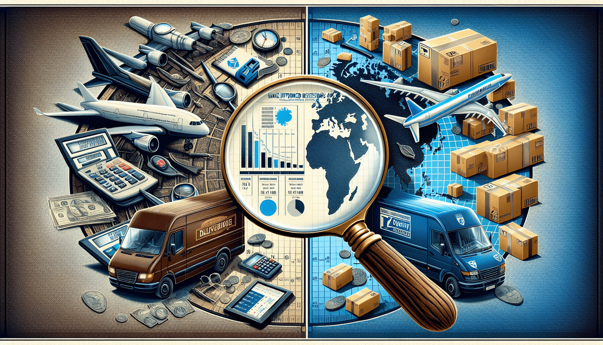 Comparing UPS and Postal Service Shipping Rates for International Shipping