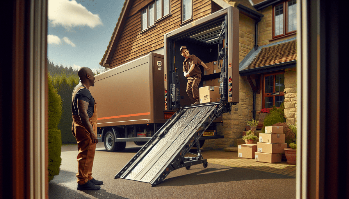 Get Your Freight Delivered on Saturday with UPS Worldwide Express Freight Liftgate Service Residential