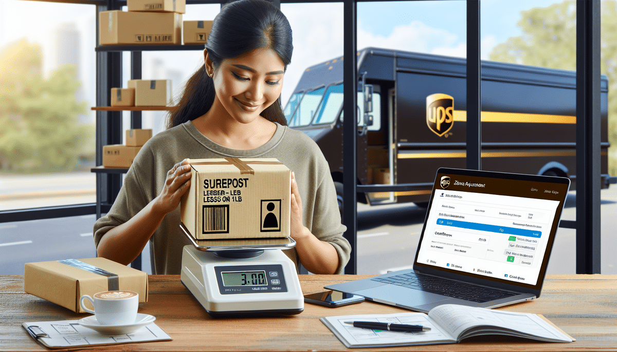 How to Make a UPS Zone Adjustment for SurePost Packages Weighing Less Than 1 LB