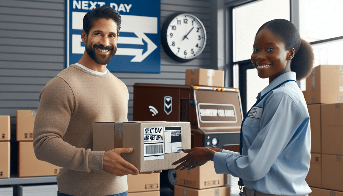How to Return an Item with UPS Next Day Air Return to Sender