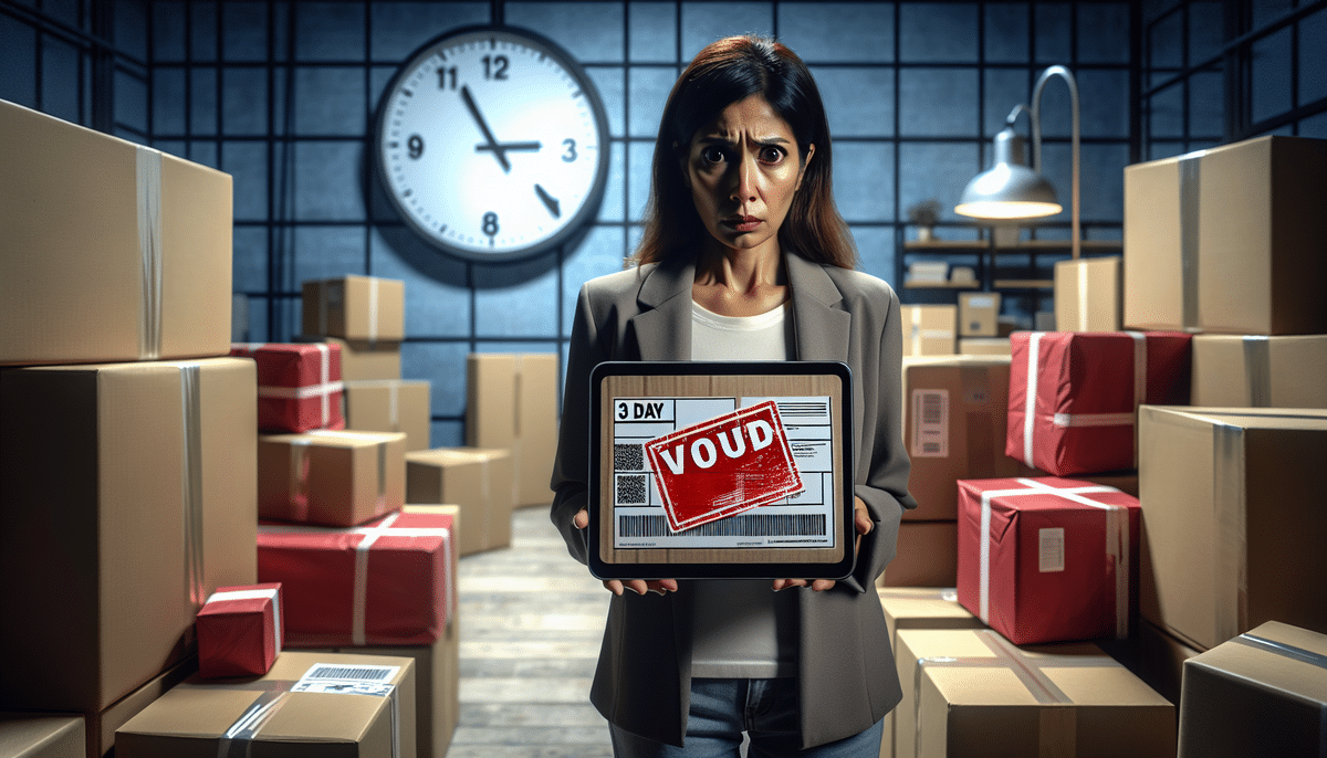 How to Void a 3 Day Select Commercial Shipment with UPS