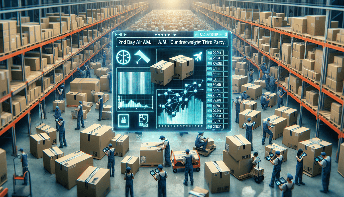 Shipping with UPS 2nd Day Air A.M. Hundredweight Third Party