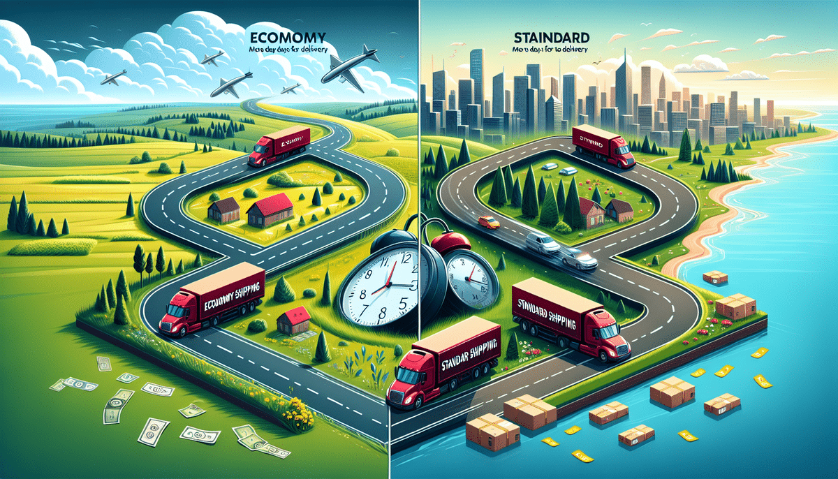 Comparing Economy and Standard Shipping: Which Option is Best for Your Business?