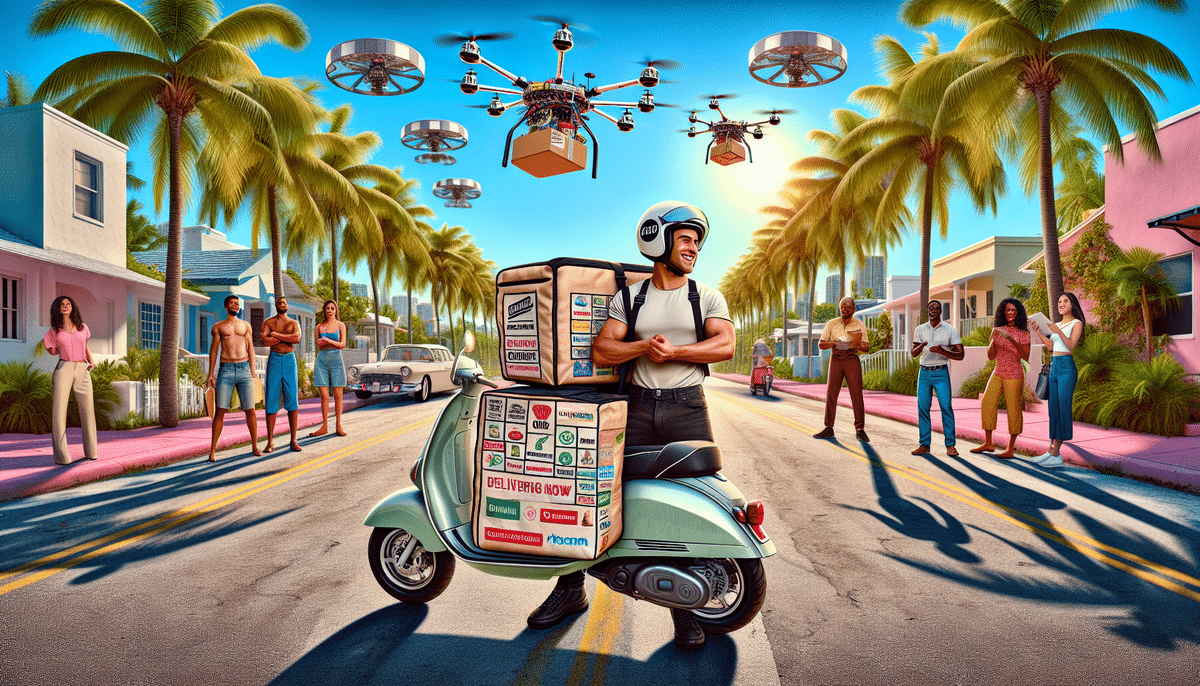 Experience the Convenience of Delivery Service in Miami