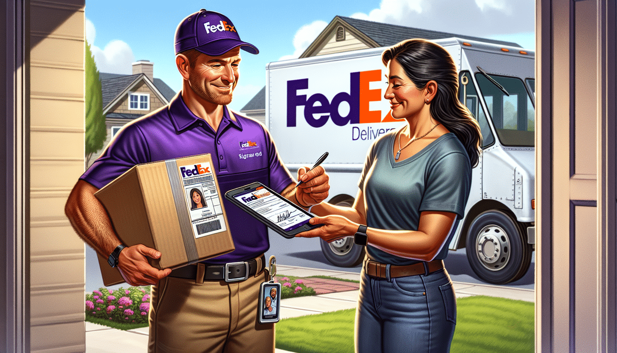 How to Request a Signature for FedEx Delivery