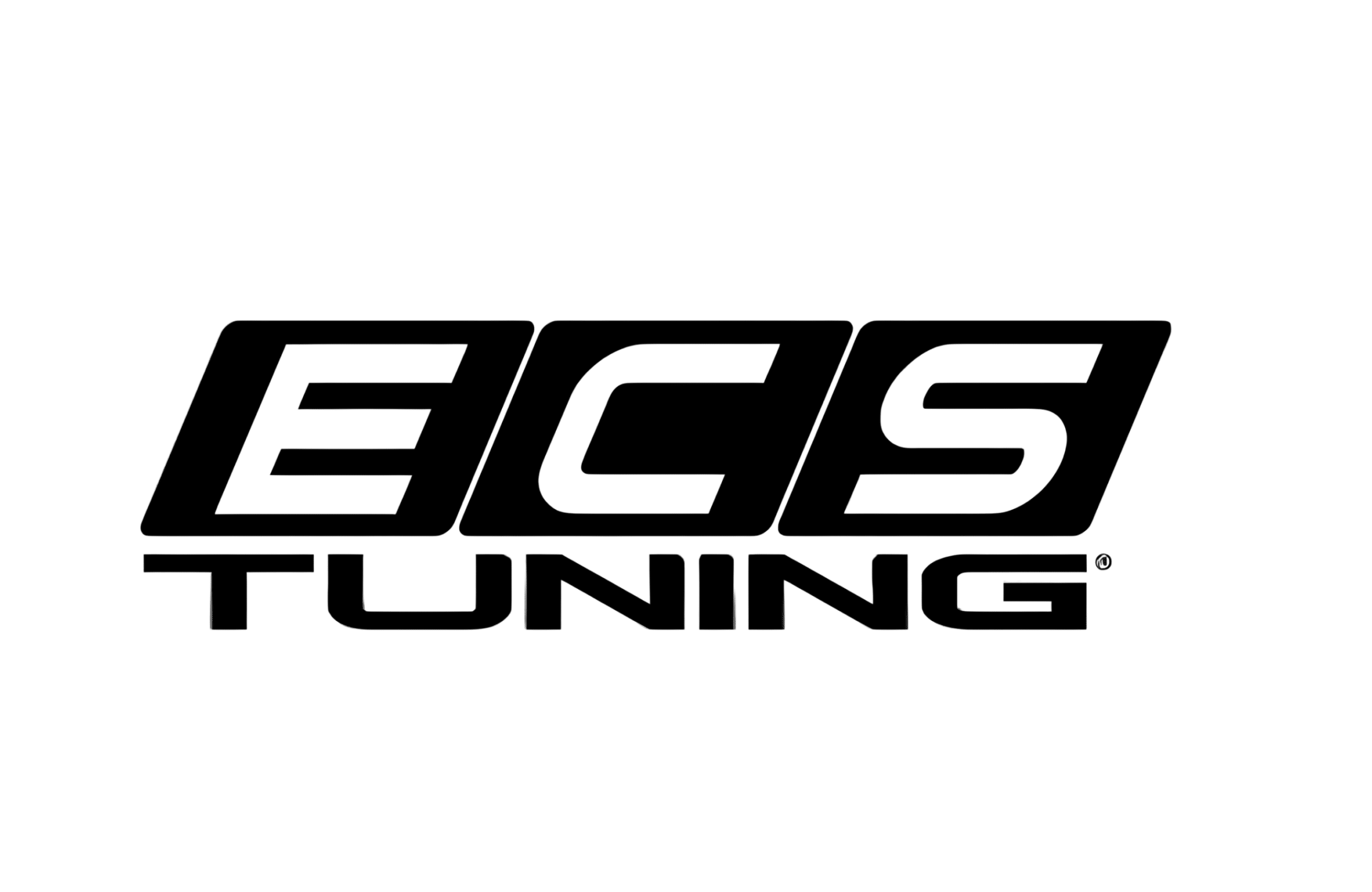 Black and white logo featuring the text “ECS” in bold, italicized letters above “TUNING” in a smaller, modern font, reflecting ECS Tuning’s commitment to seamless shipping operations and reliable service.