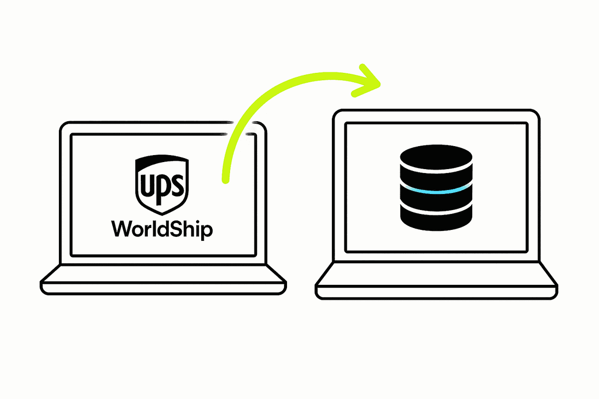 How to Move UPS WorldShip Database to a New Computer