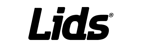 The image shows the Lids logo, featuring the word Lids in bold, black, italicized letters with a small registered trademark symbol next to the s on a light gray background.
